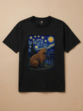 Camisa Noite Estrelada - Capivara