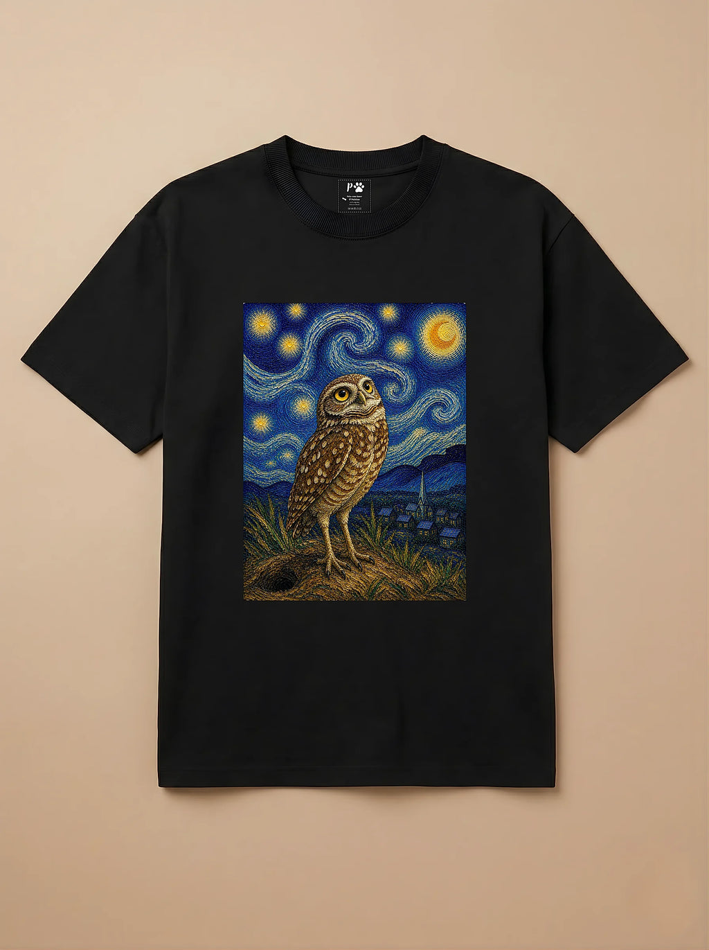 Camisa Noite Estrelada - Coruja