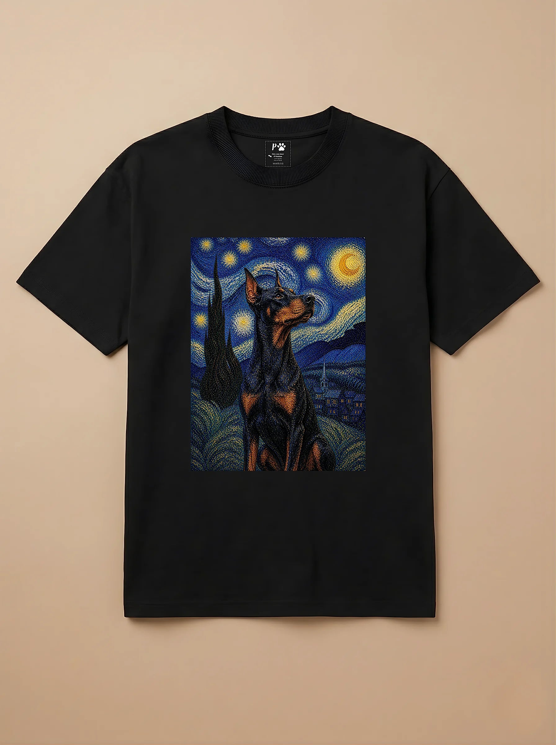 Camisa Noite Estrelada - Dobermann