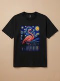 Camisa Noite Estrelada - Flamingo