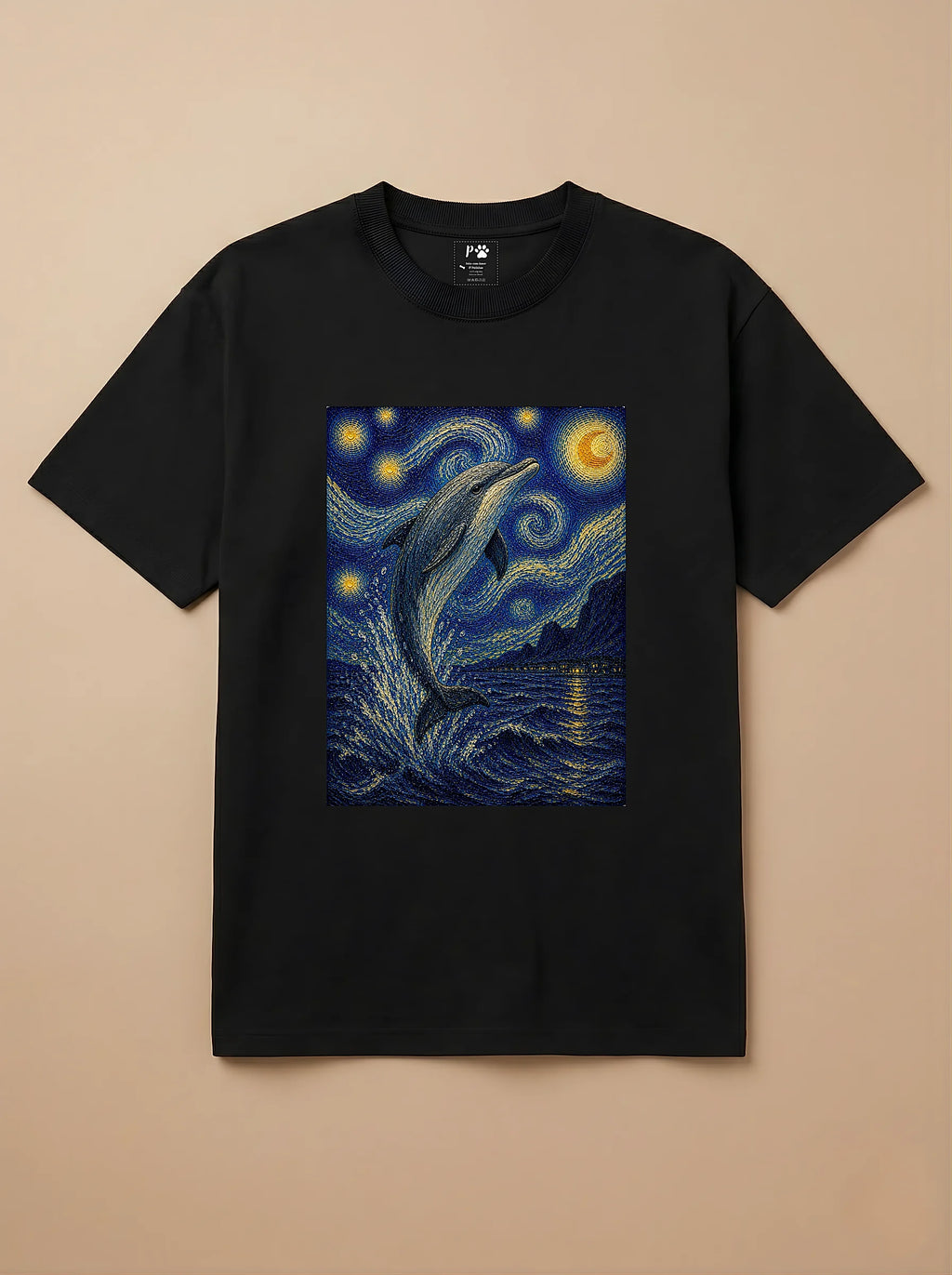 Camisa Noite Estrelada - Golfinho