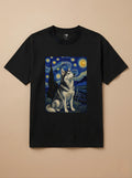 Camisa Noite Estrelada - Husky