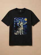 Camisa Noite Estrelada - Husky