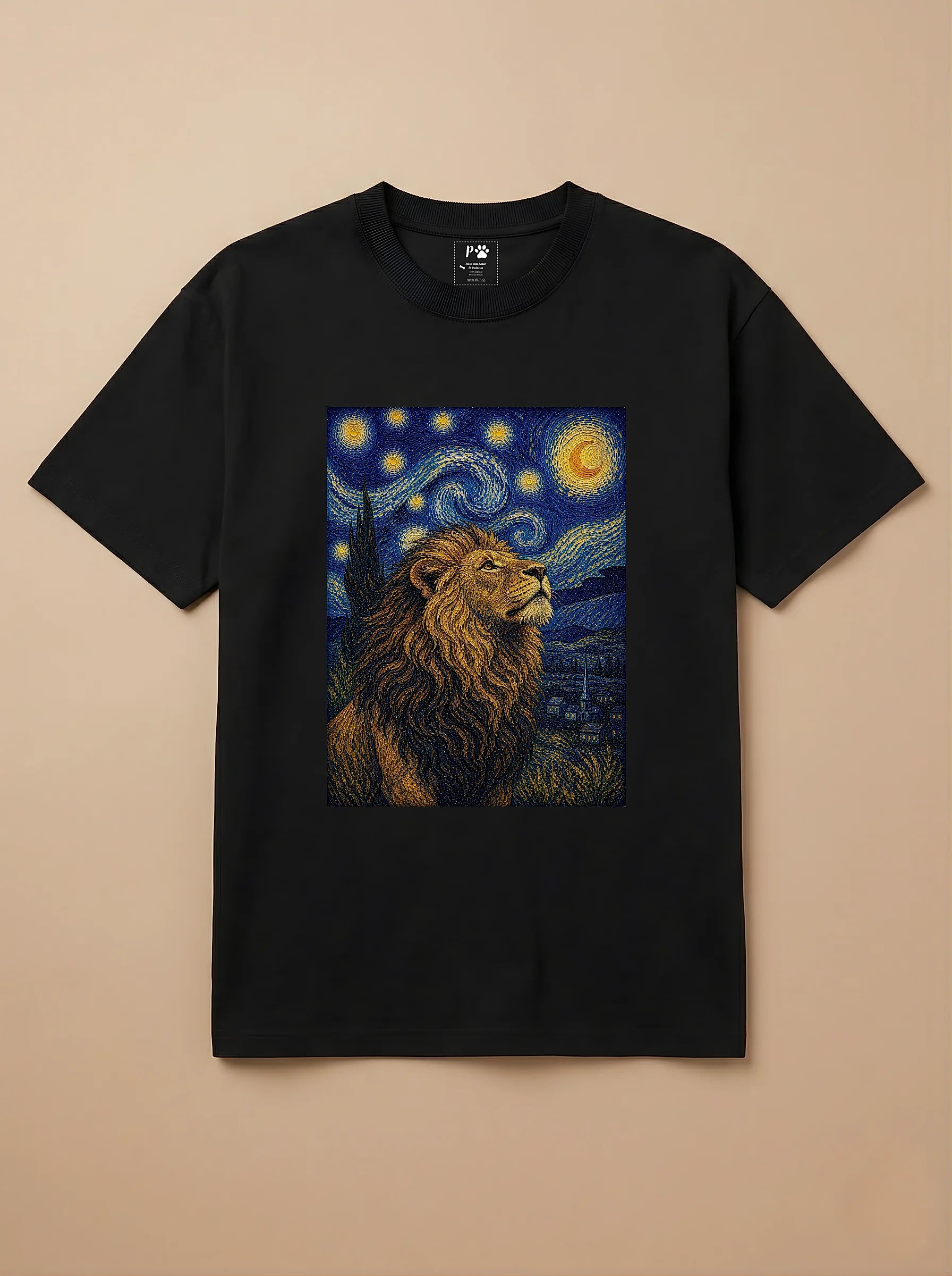 Camisa Noite Estrelada - Leão