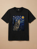 Camisa Noite Estrelada - Lobo