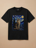 Camisa Noite Estrelada - Maine Coon