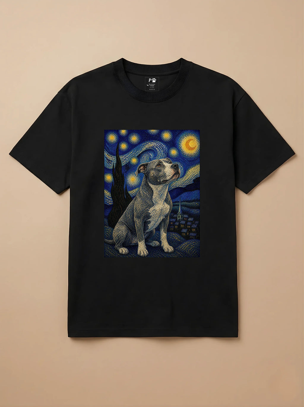 Camisa Noite Estrelada - Pitbull