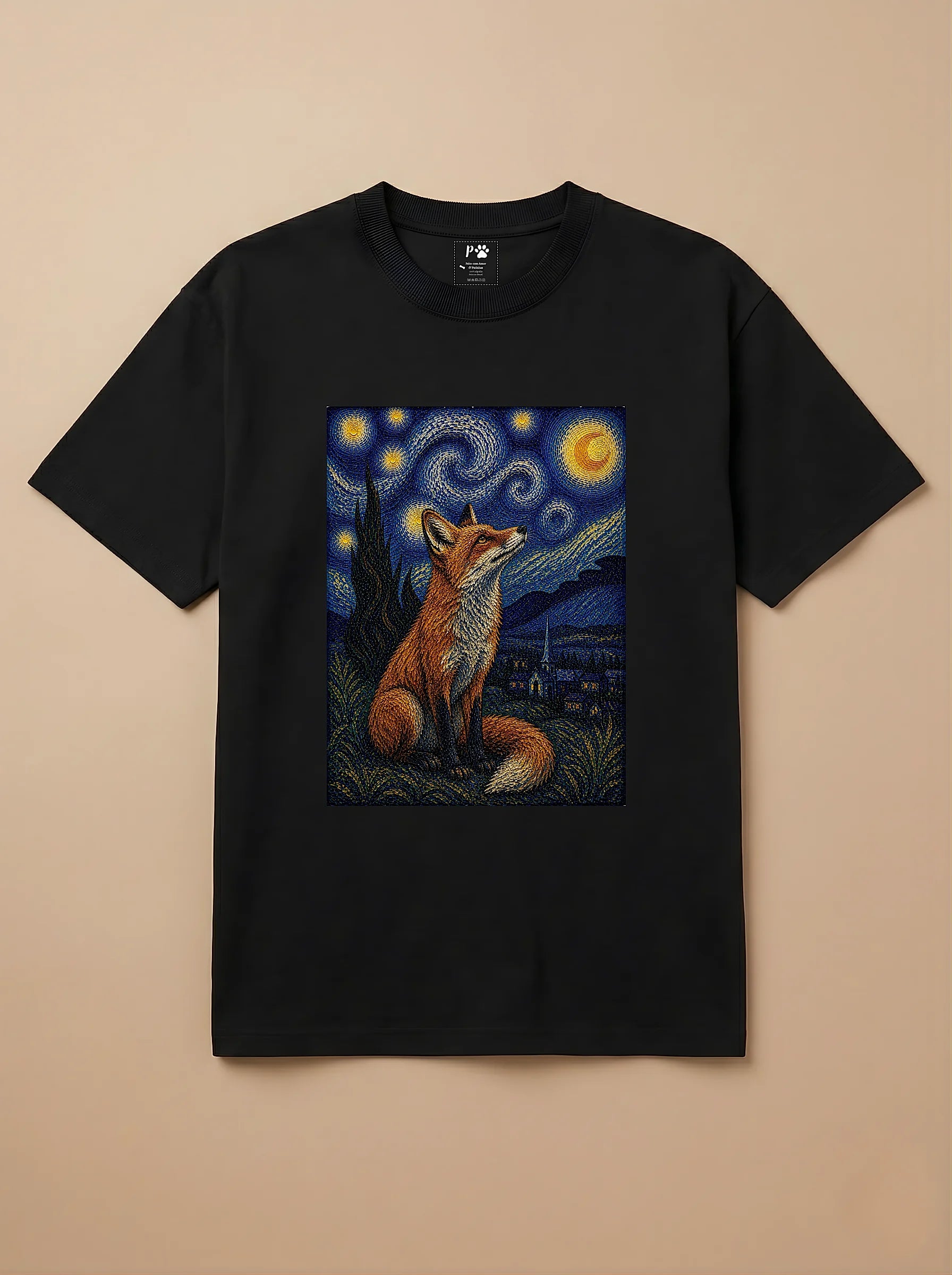 Camisa Noite Estrelada - Raposa