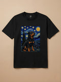 Camisa Noite Estrelada - Rottweiler