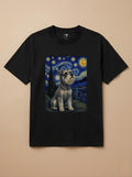 Camisa Noite Estrelada - Schnauzer