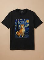 Camisa Noite Estrelada - Shiba Inu