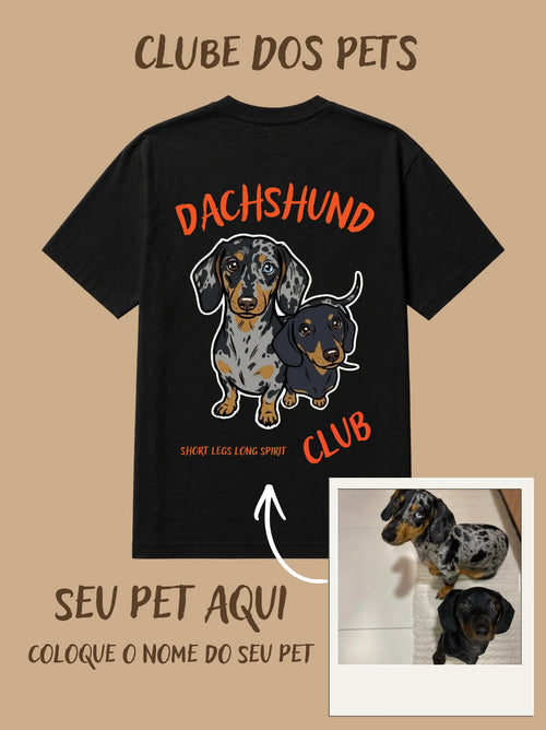 Camisa Oversized Personalizada - Clube dos Pets