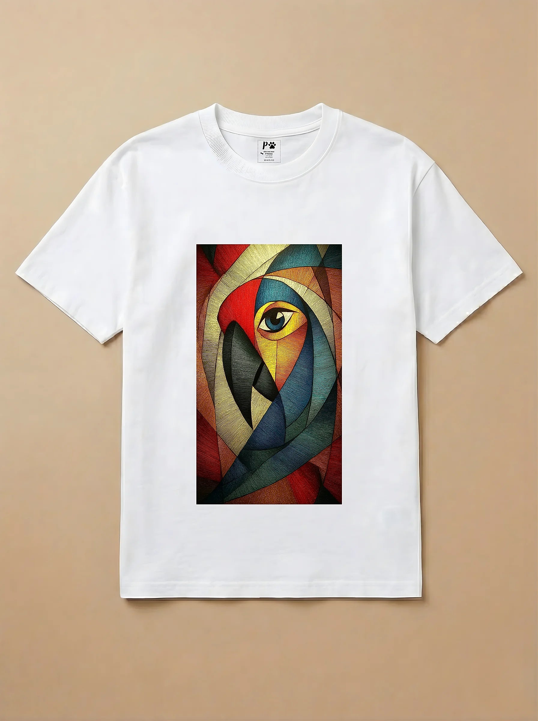 Camisa Cubismo - Arara Azul