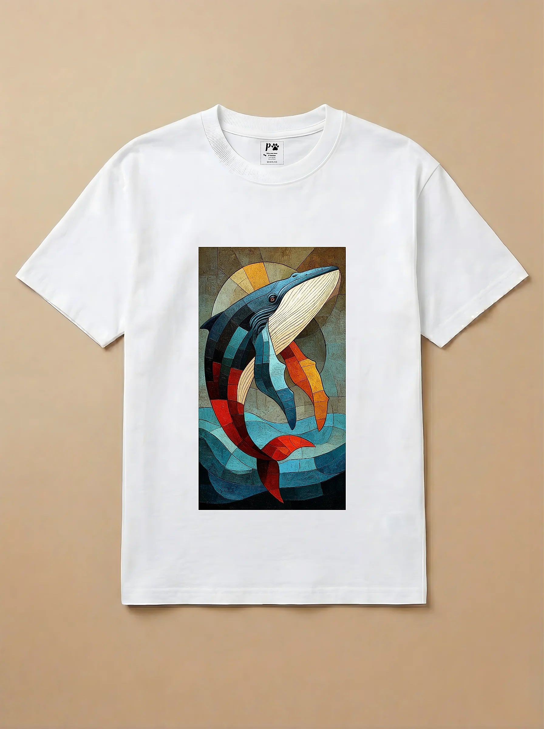 Camisa Cubismo - Baleia