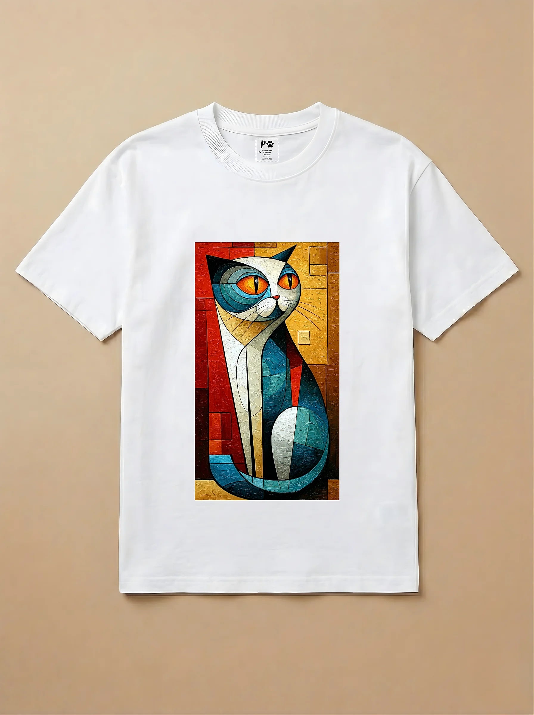 Camisa Cubismo - Gato Escocês