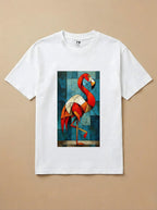 Camisa Cubismo - Flamingo