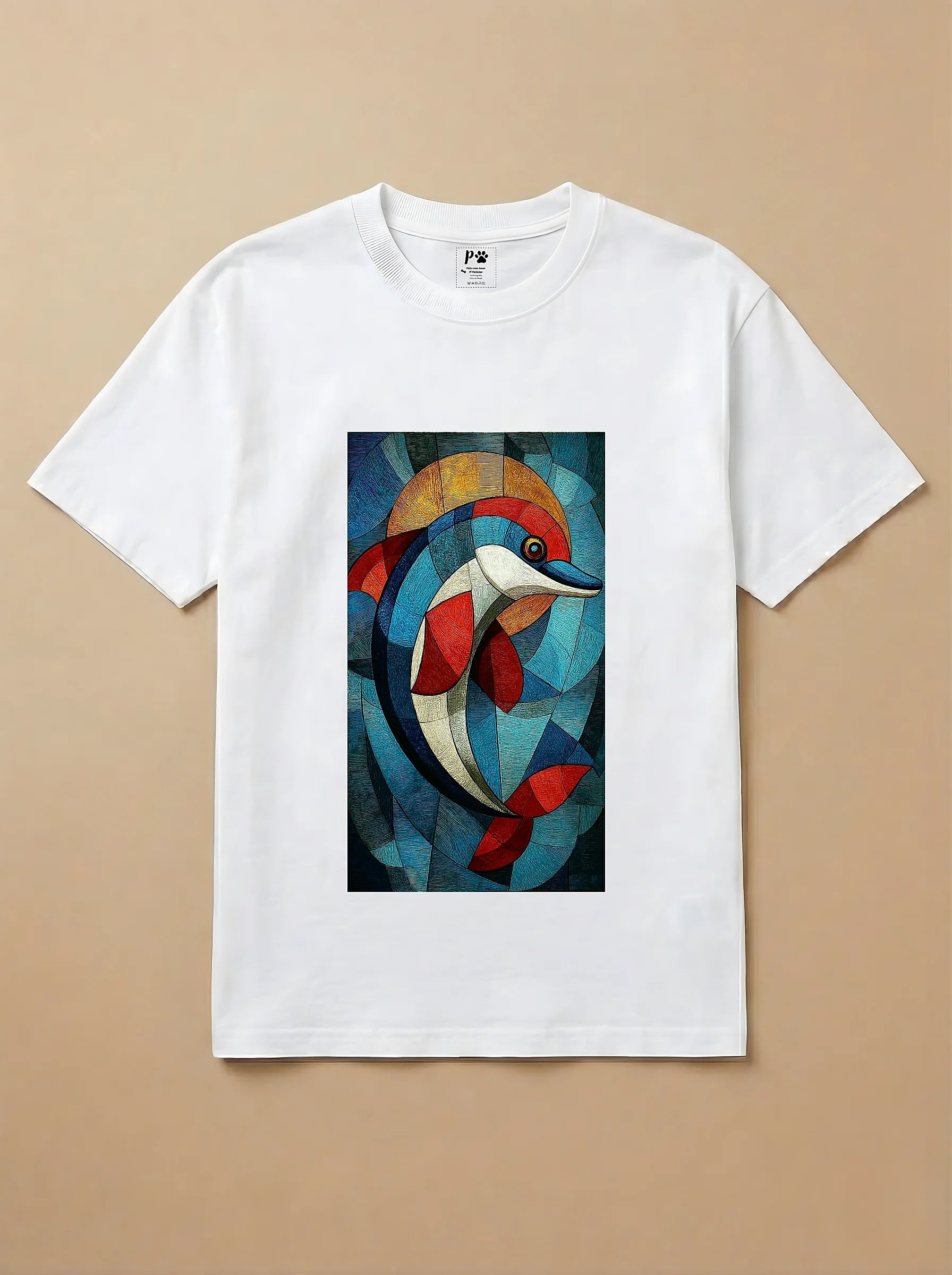 Camisa Cubismo - Golfinho