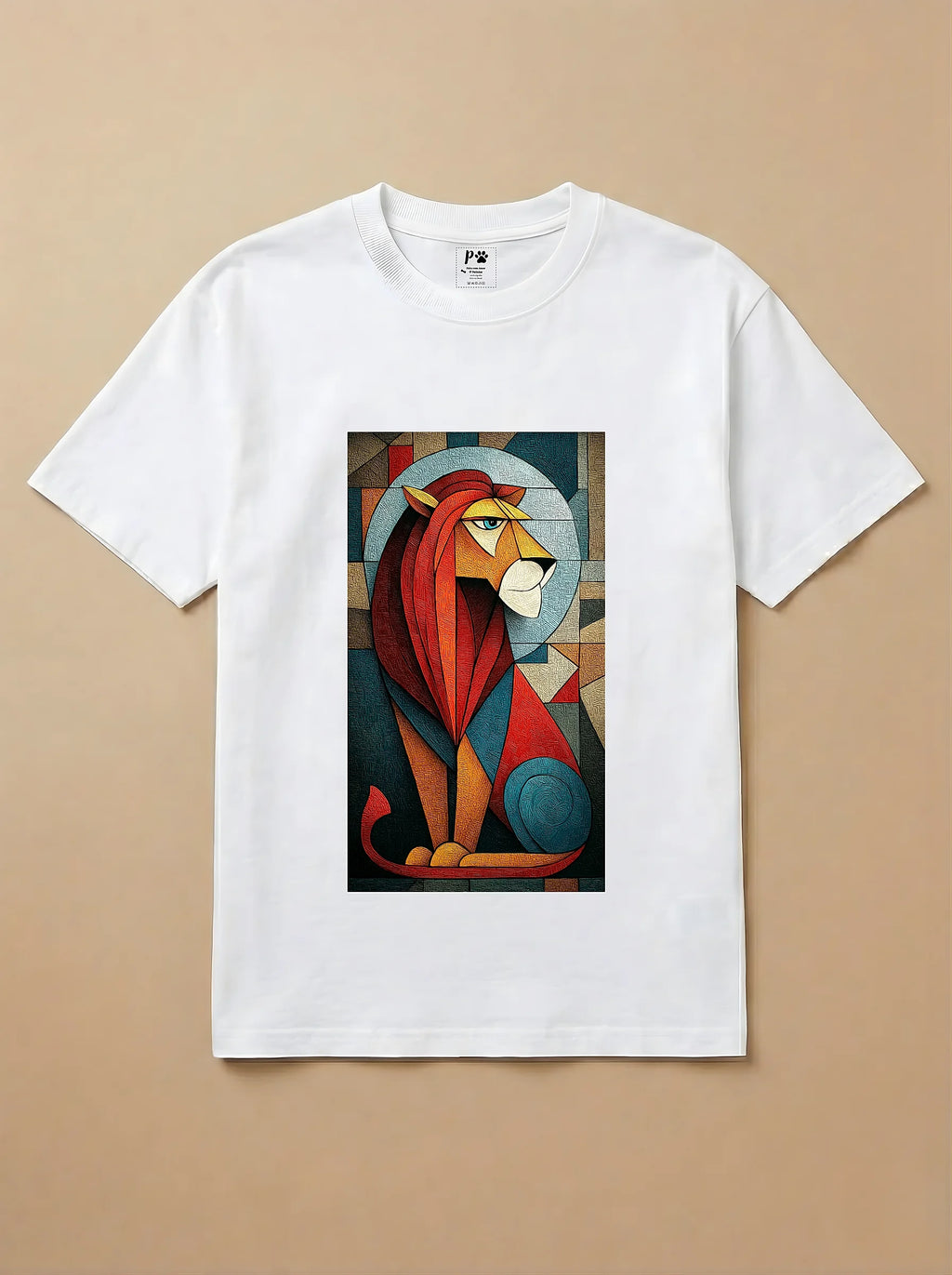Camisa Cubismo - Leão
