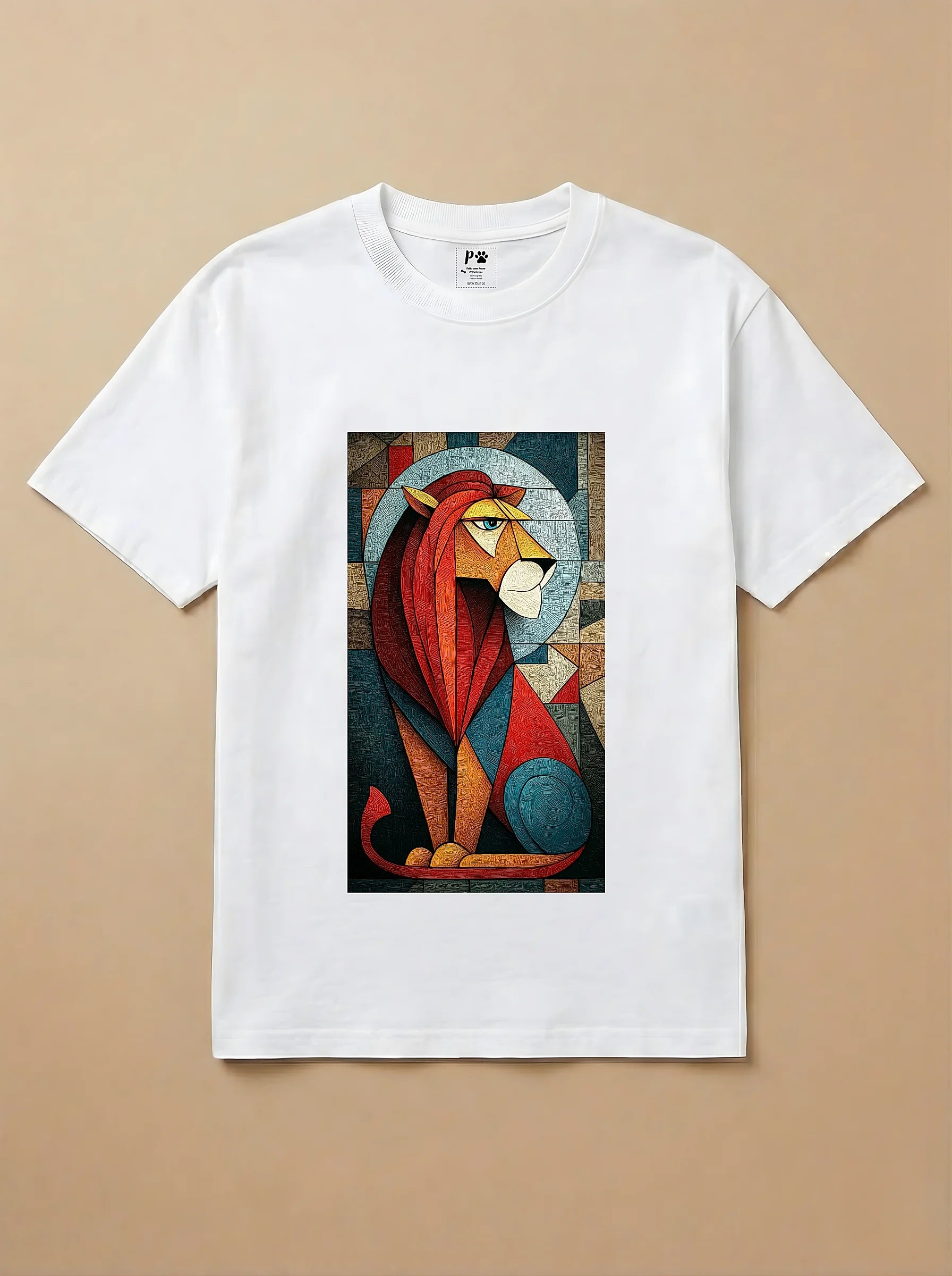 Camisa Cubismo - Leão