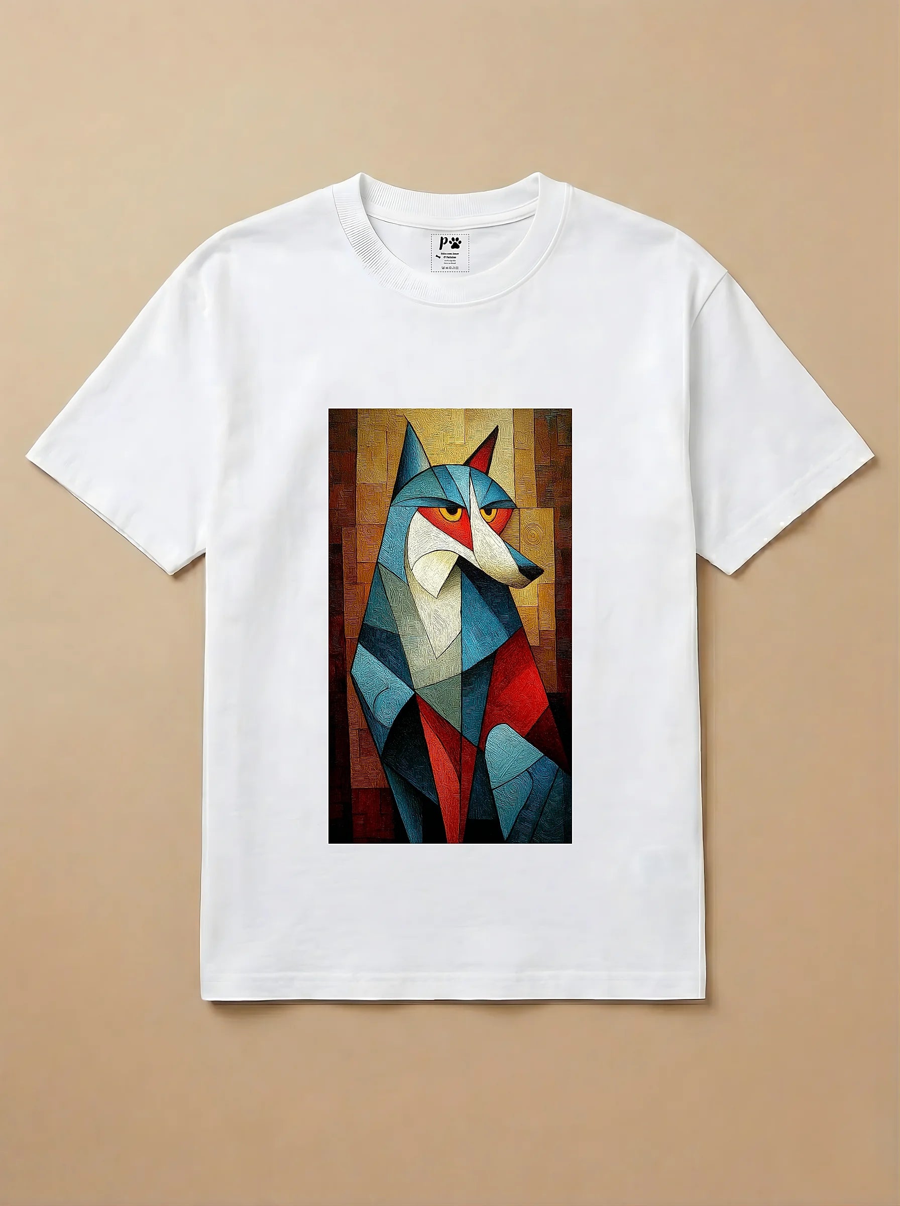 Camisa Cubismo - Lobo