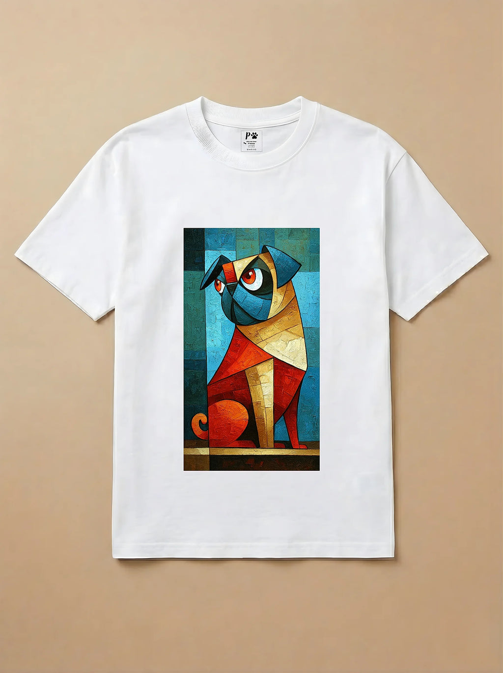 Camisa Cubismo - Pug