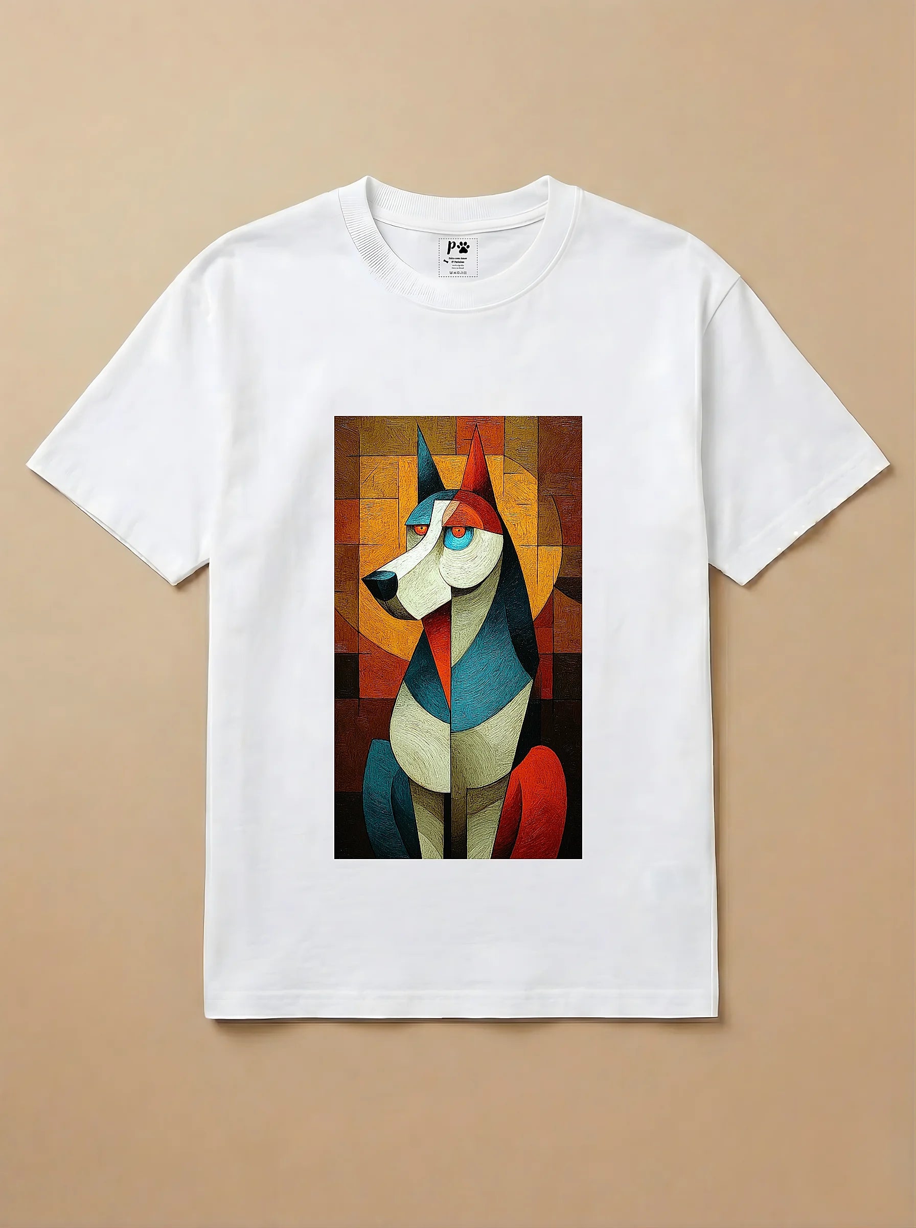 Camisa Cubismo - Pastor Alemão