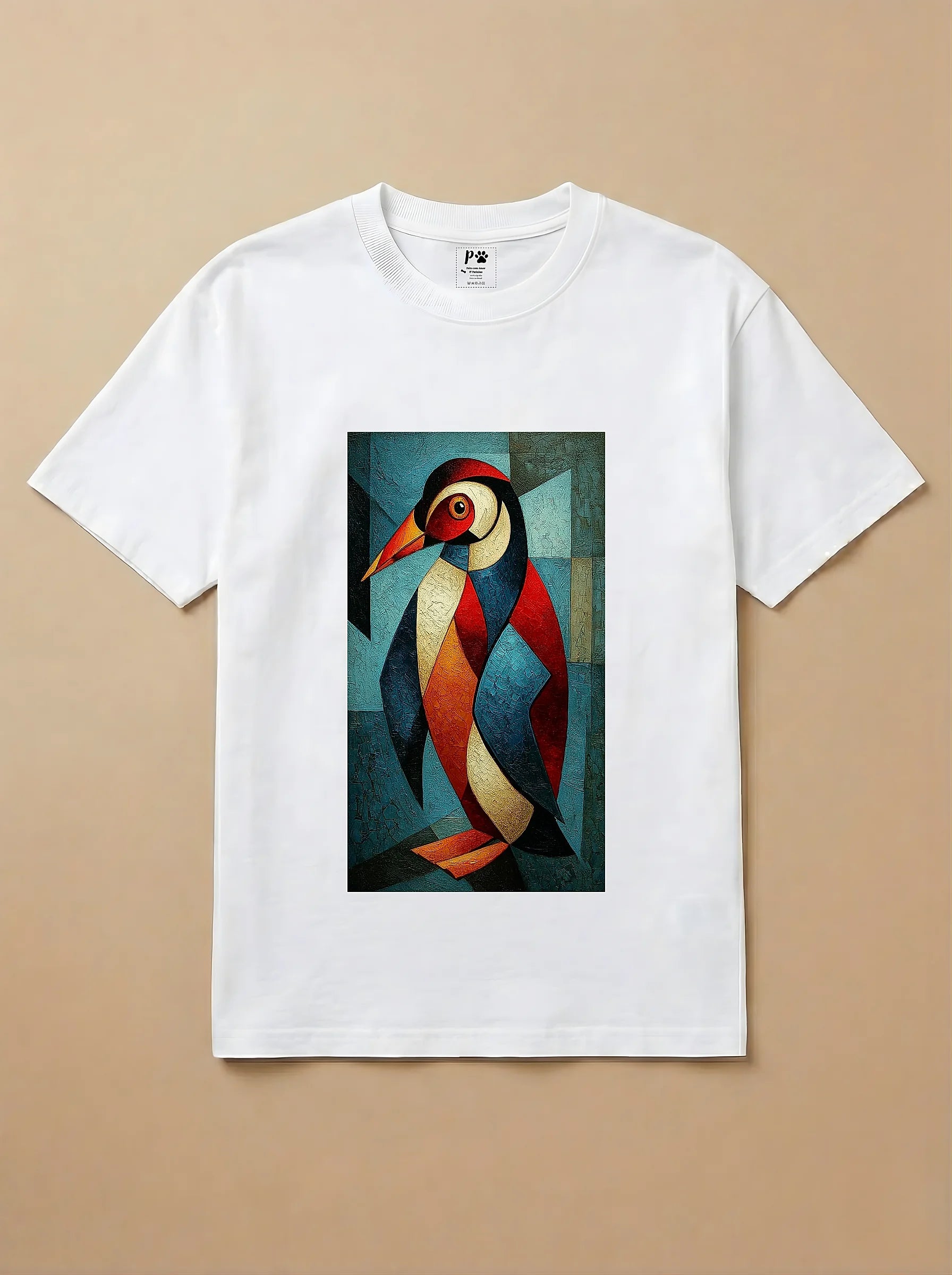 Camisa Cubismo - Pinguim