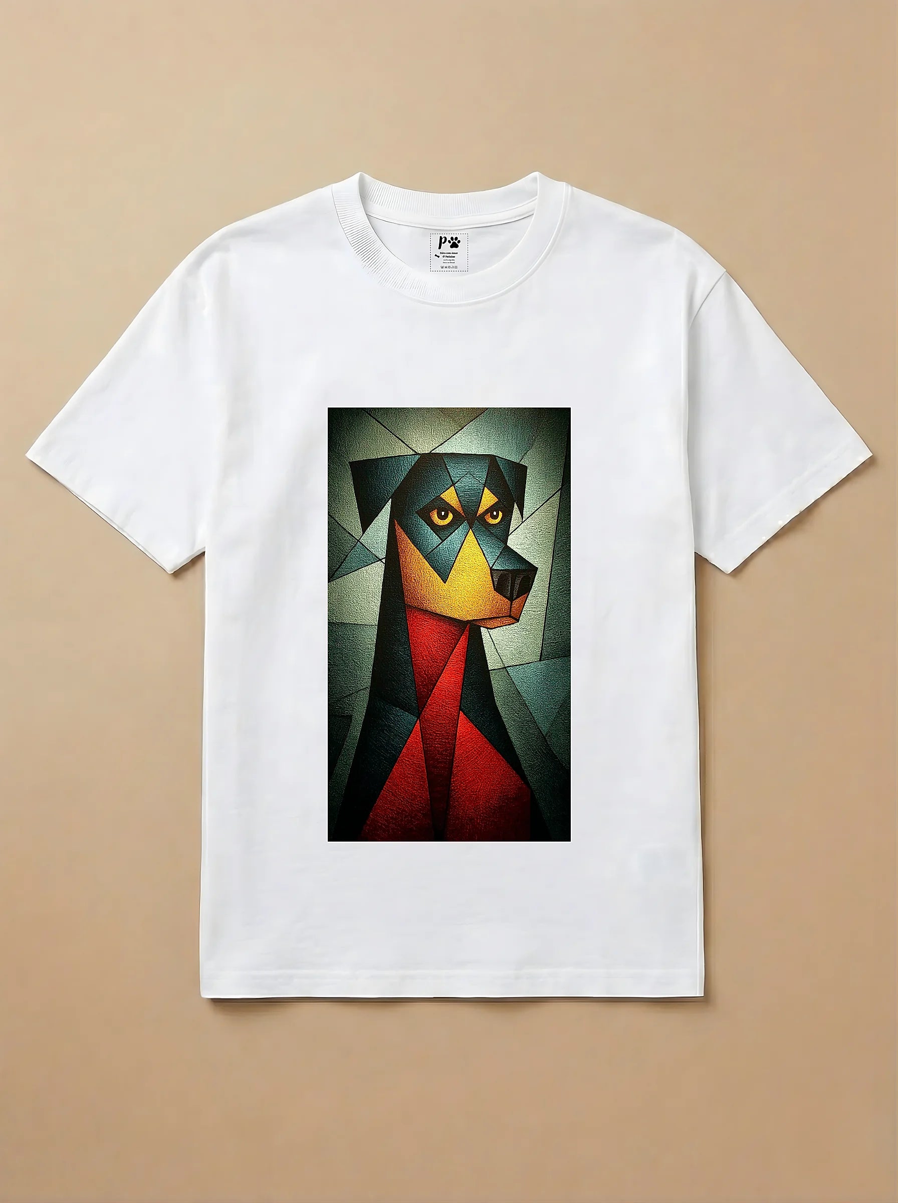 Camisa Cubismo - Rottweiler