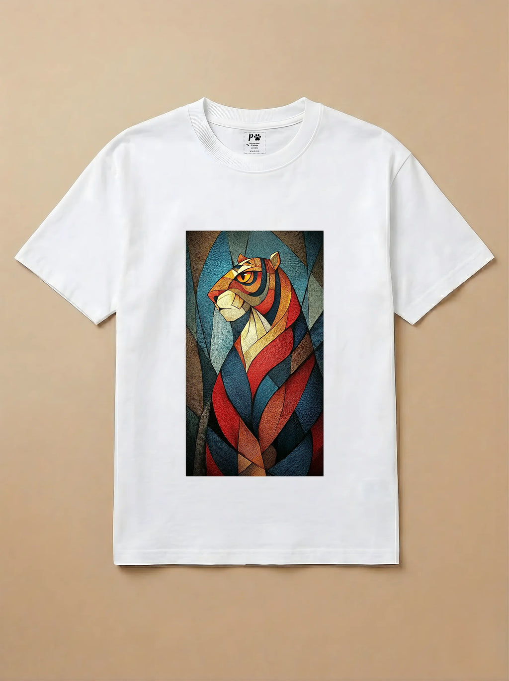 Camisa Cubismo - Tigre