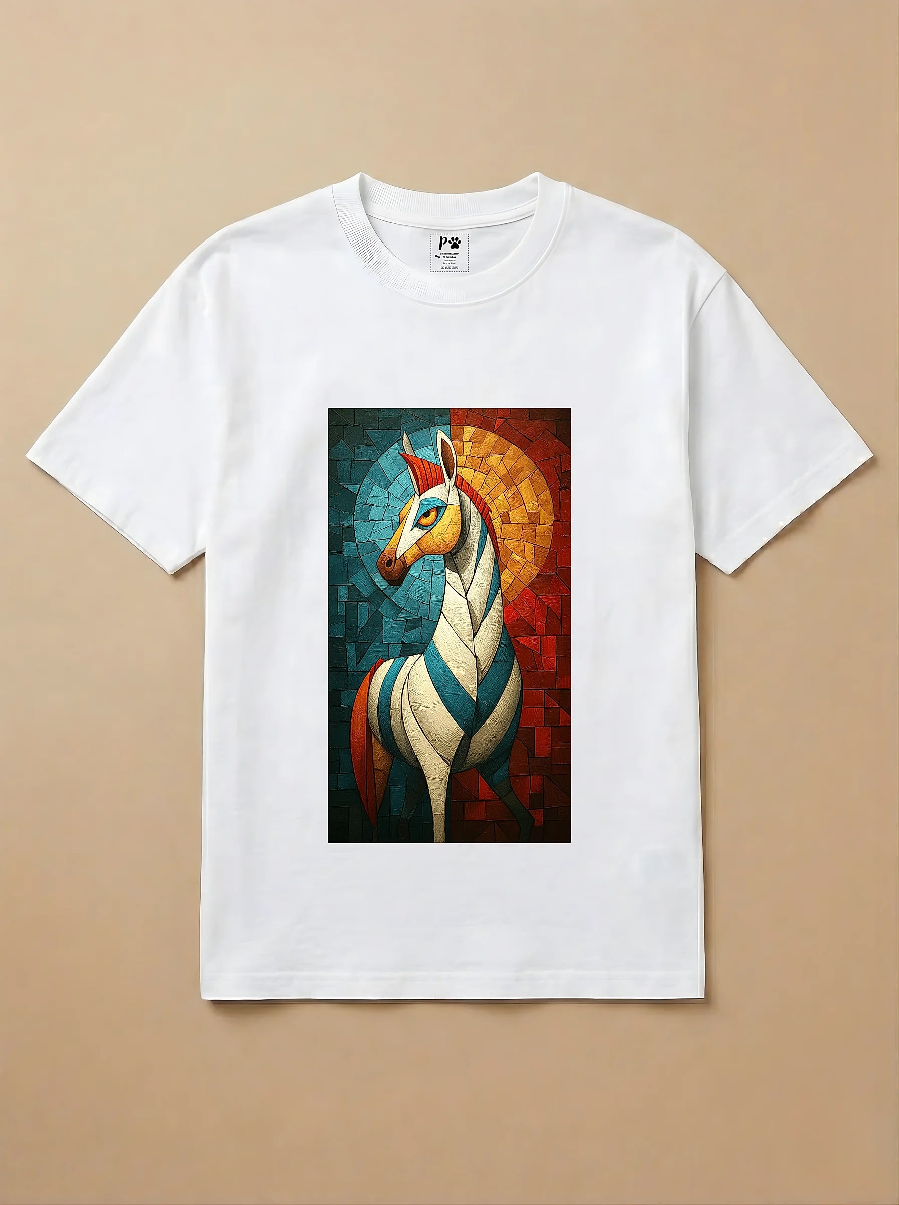 Camisa Cubismo - Zebra