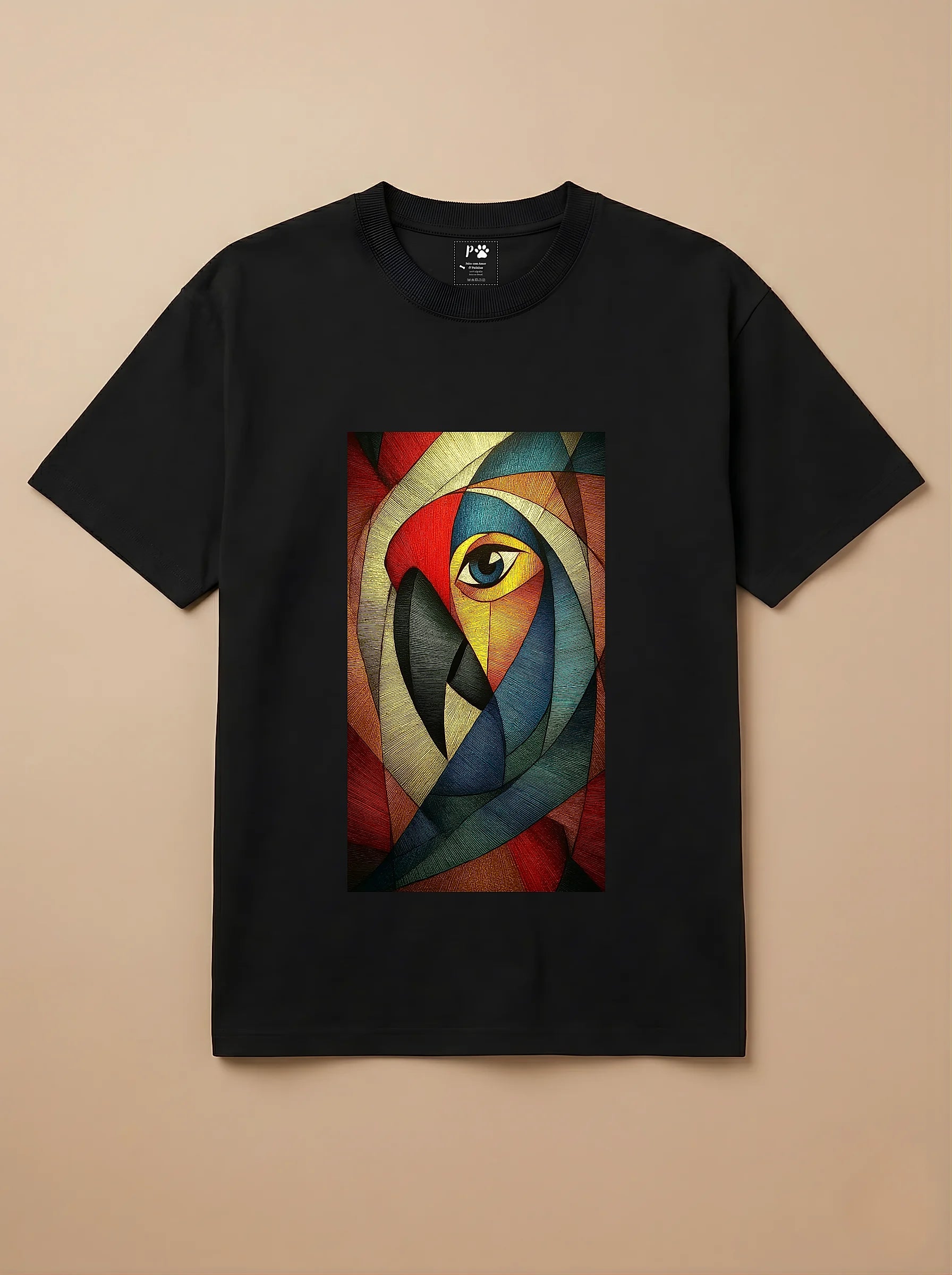 Camisa Cubismo - Arara Azul