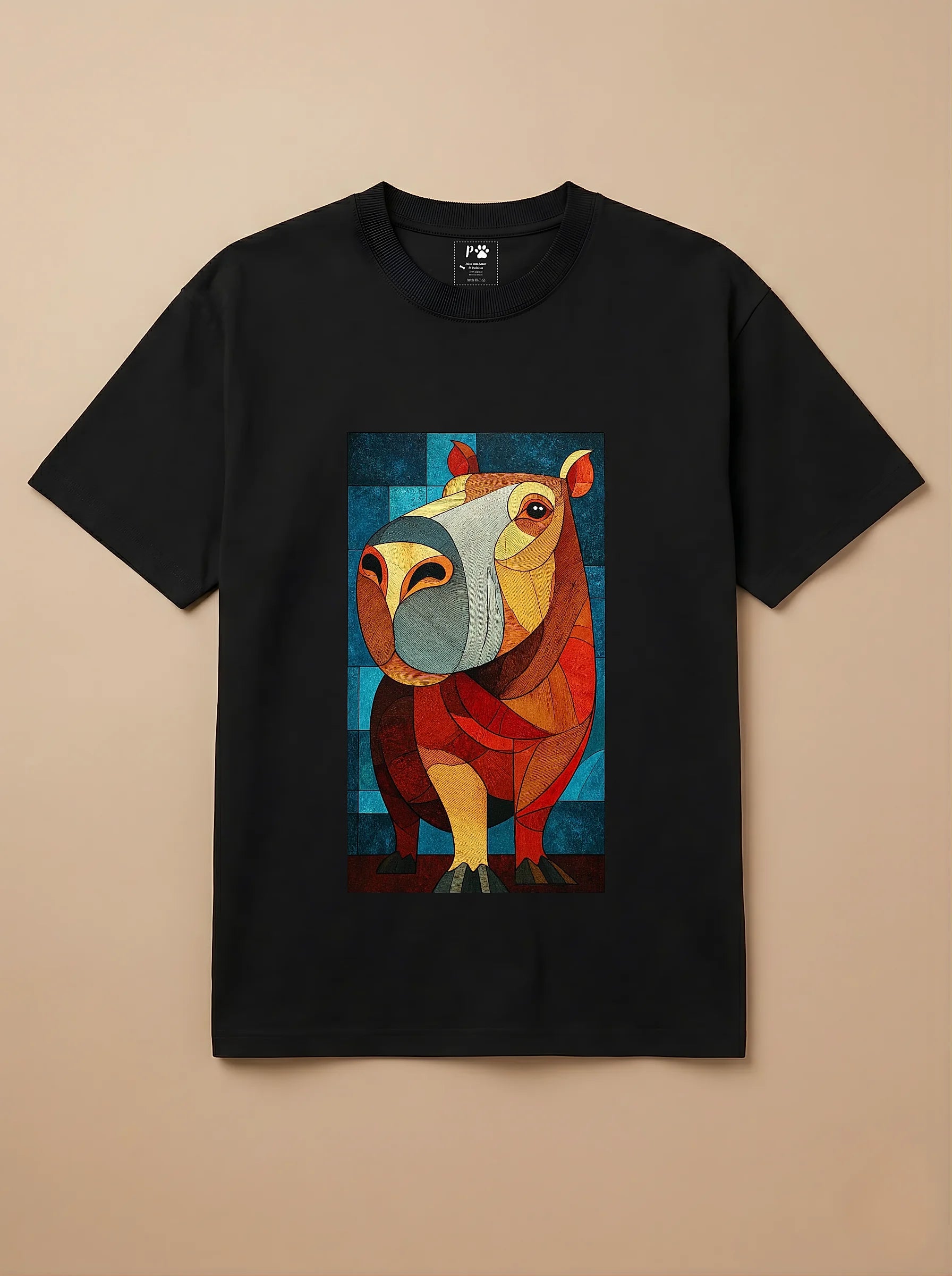 Camisa Cubismo - Capivara