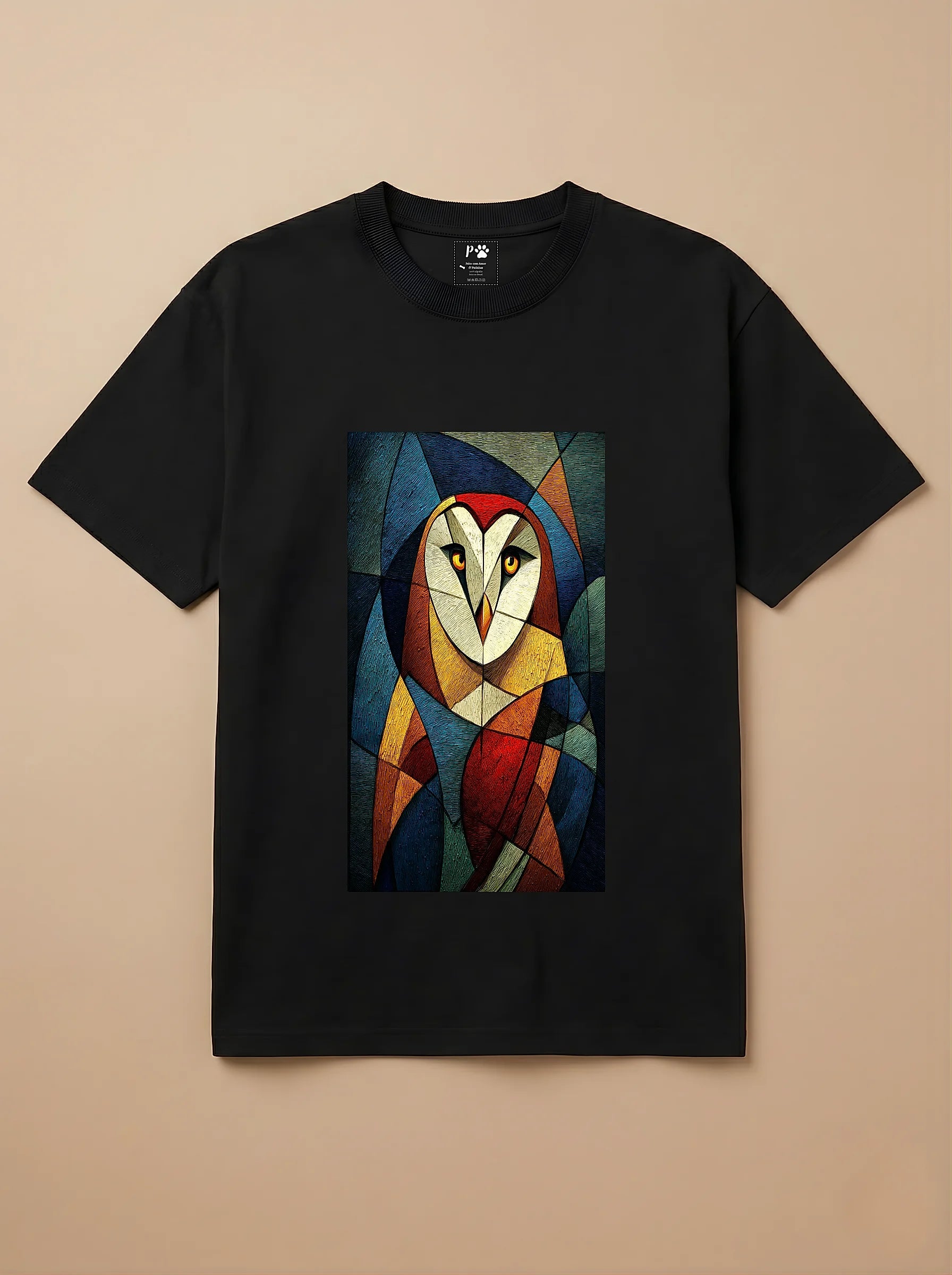 Camisa Cubismo - Coruja