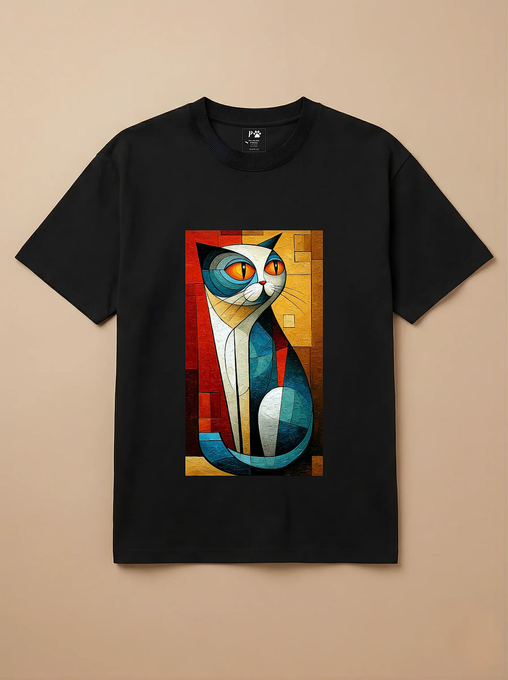 Camisa Cubismo - Gato Escocês
