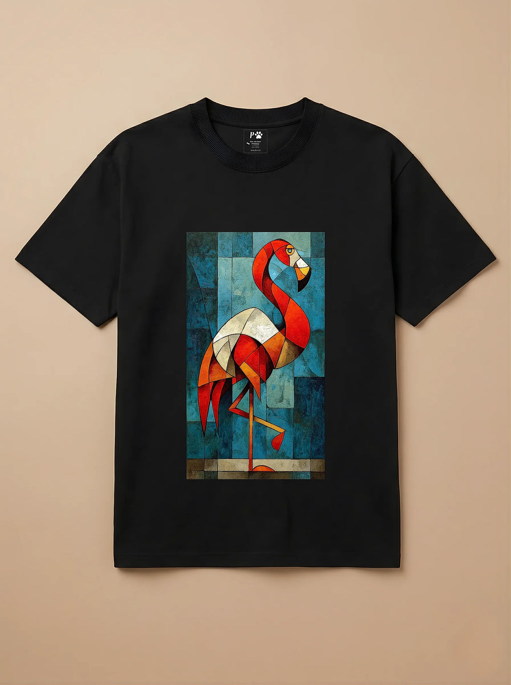 Camisa Cubismo - Flamingo