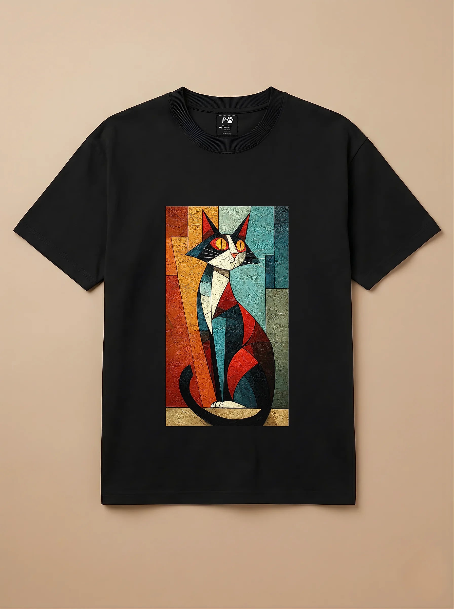 Camisa Cubismo - Gato Frajola
