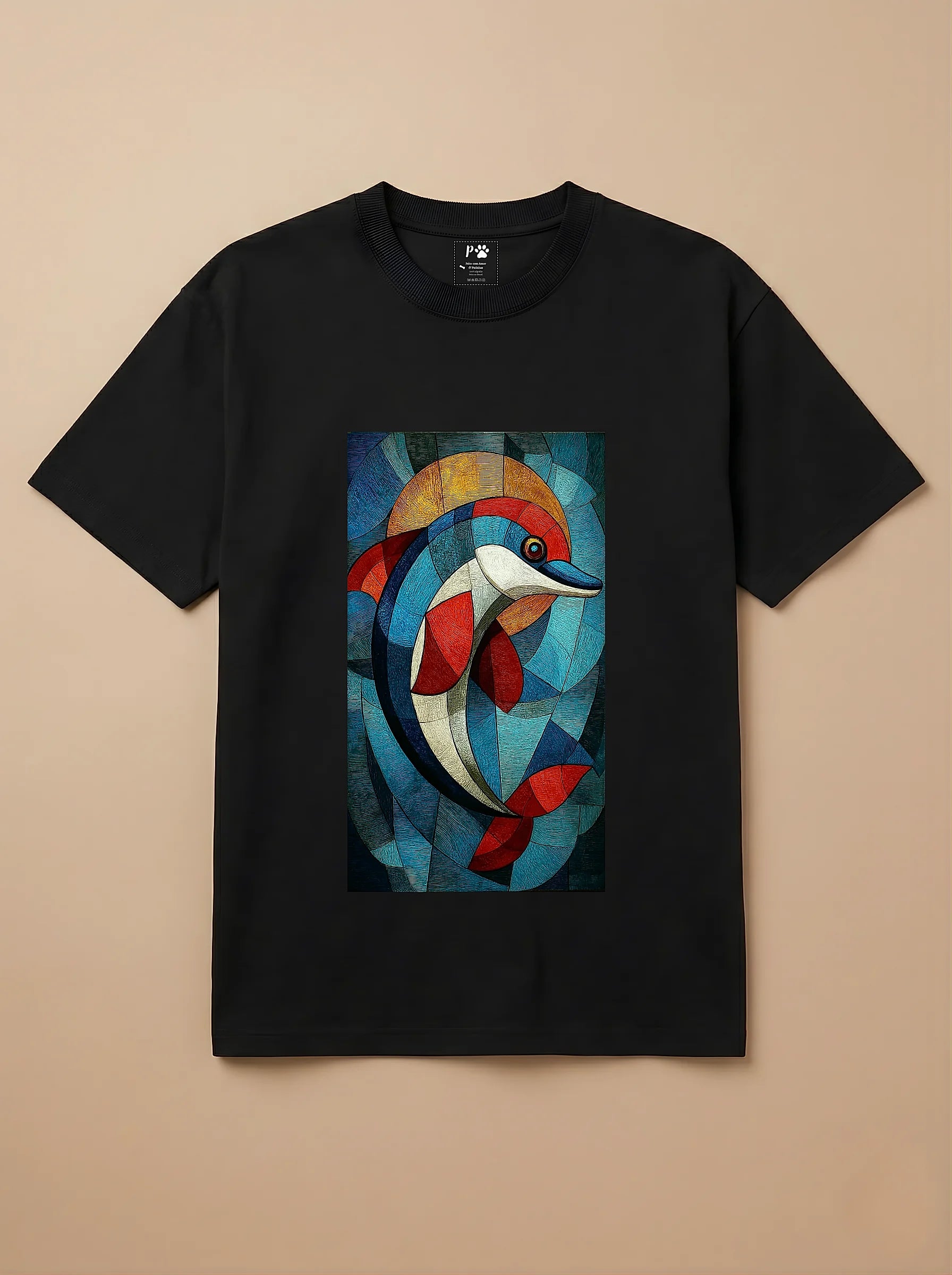 Camisa Cubismo - Golfinho