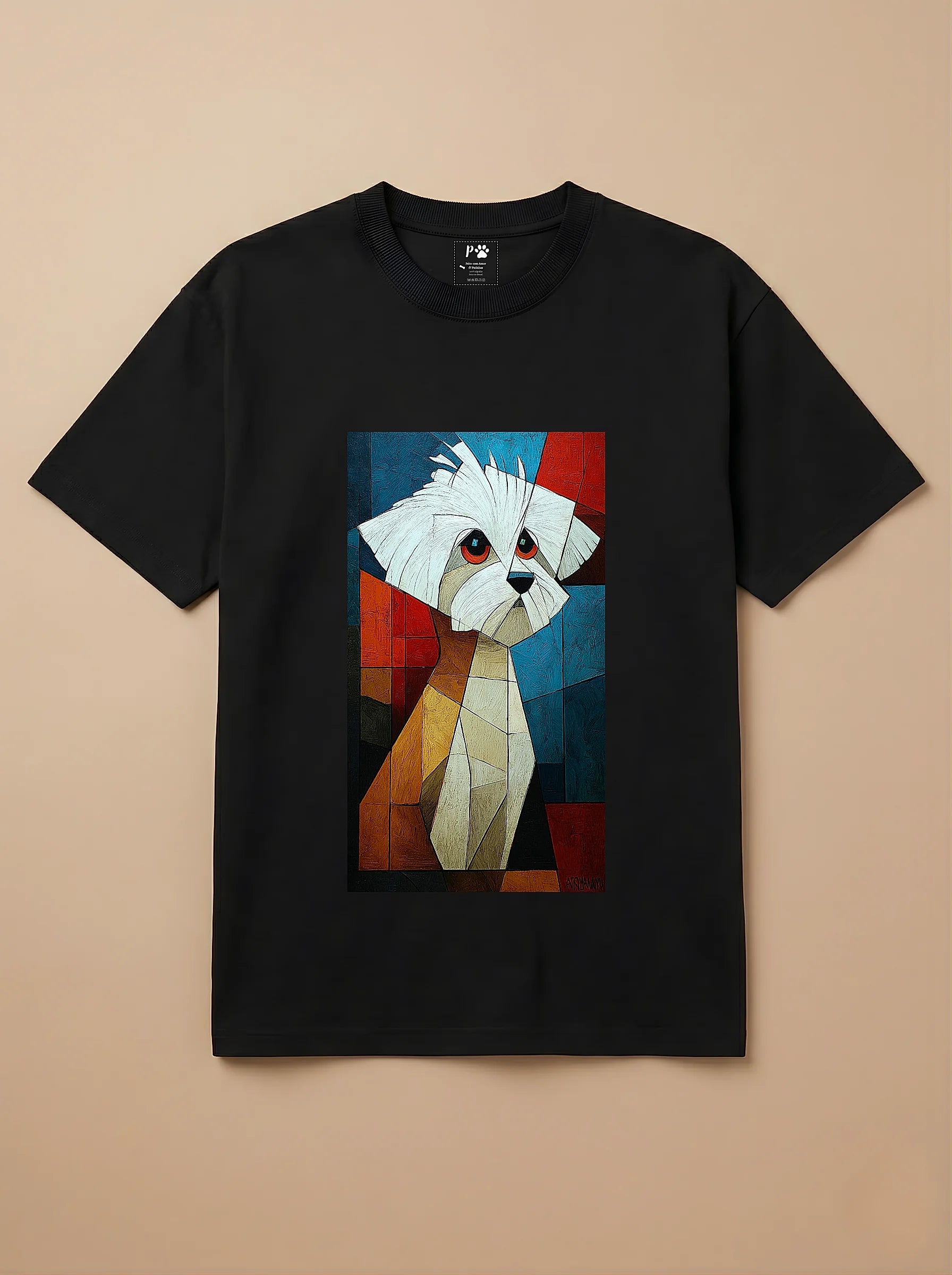 Camisa Cubismo - Maltês