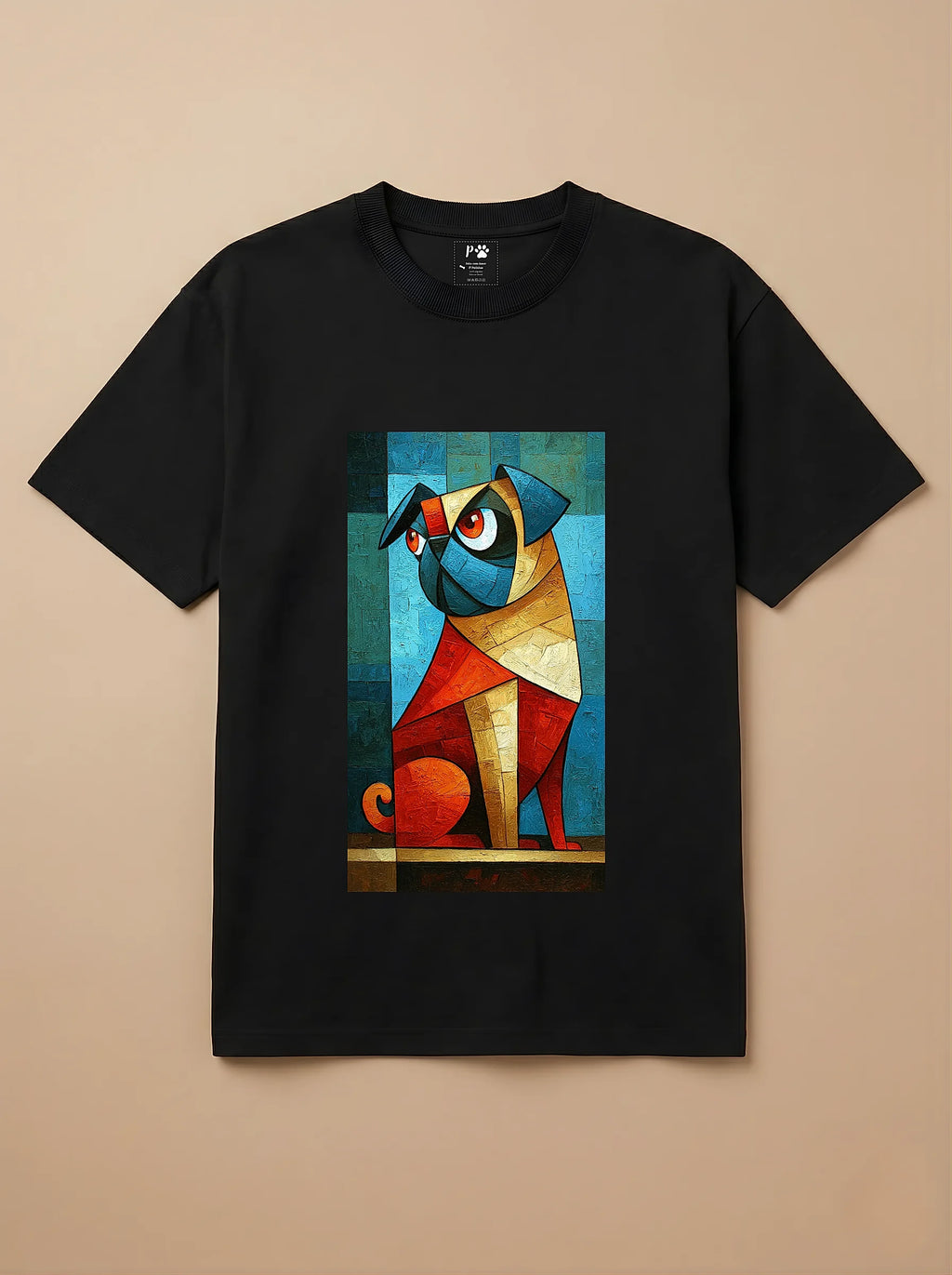 Camisa Cubismo - Pug