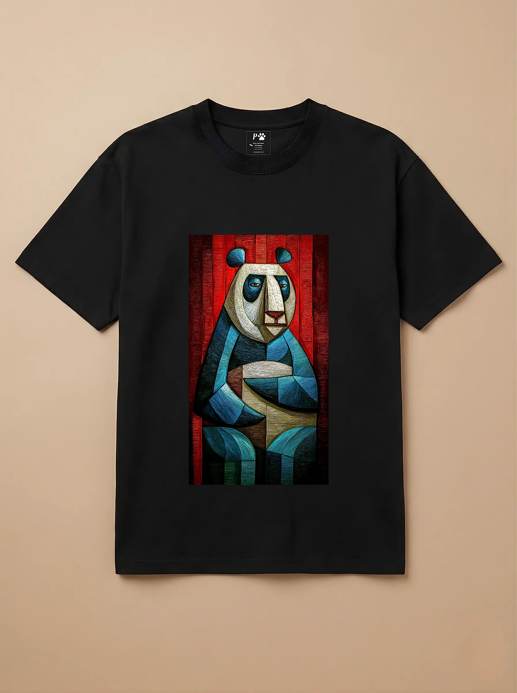 Camisa Cubismo - Panda