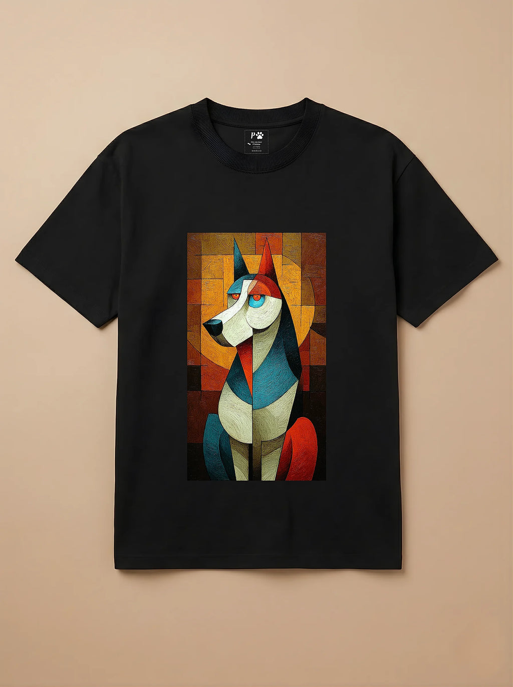 Camisa Cubismo - Pastor Alemão