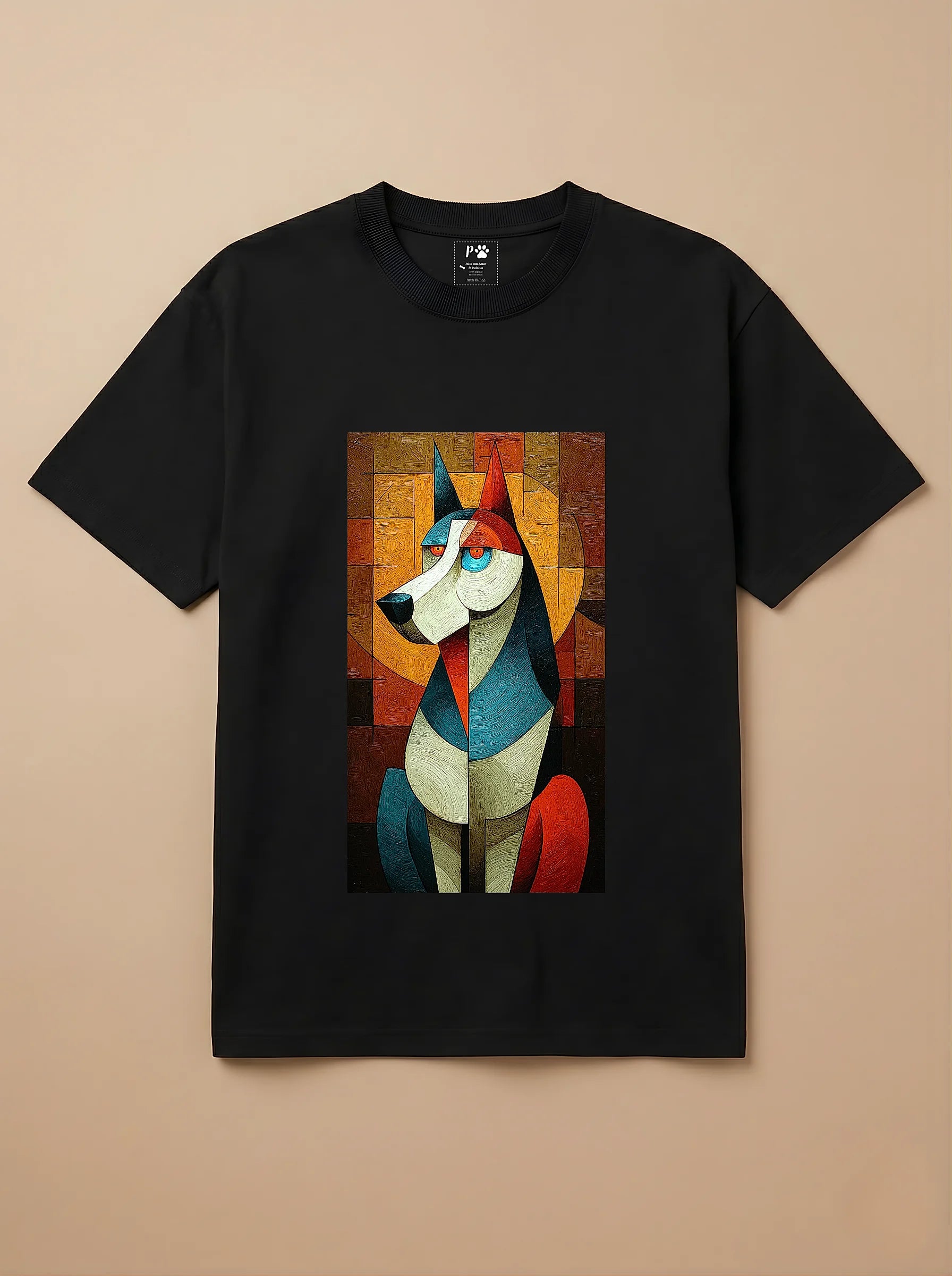 Camisa Cubismo - Pastor Alemão