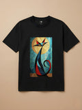 Camisa Cubismo - Gato Preto