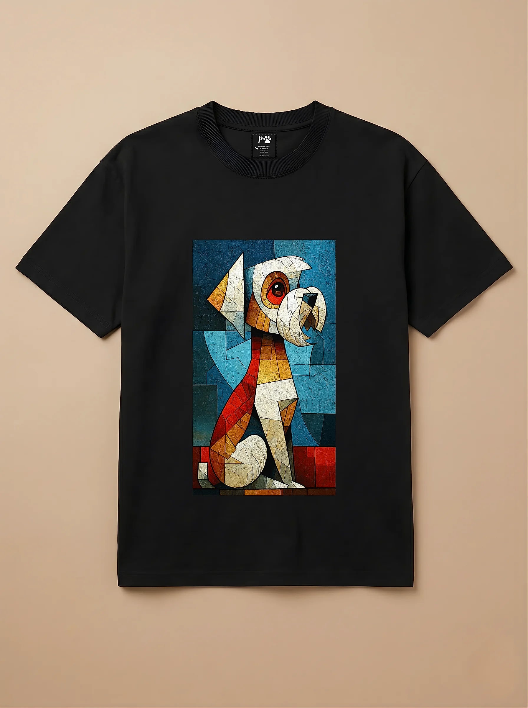 Camisa Cubismo - Shih Tzu