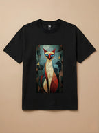 Camisa Cubismo - Gato Siamês