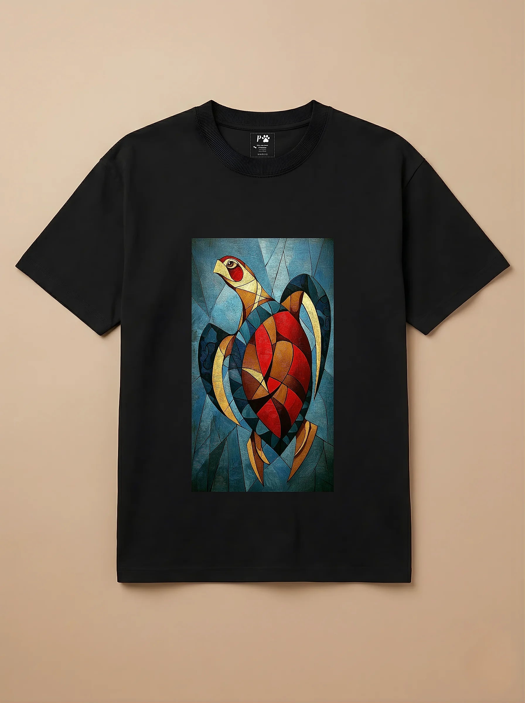 Camisa Cubismo - Tartaruga