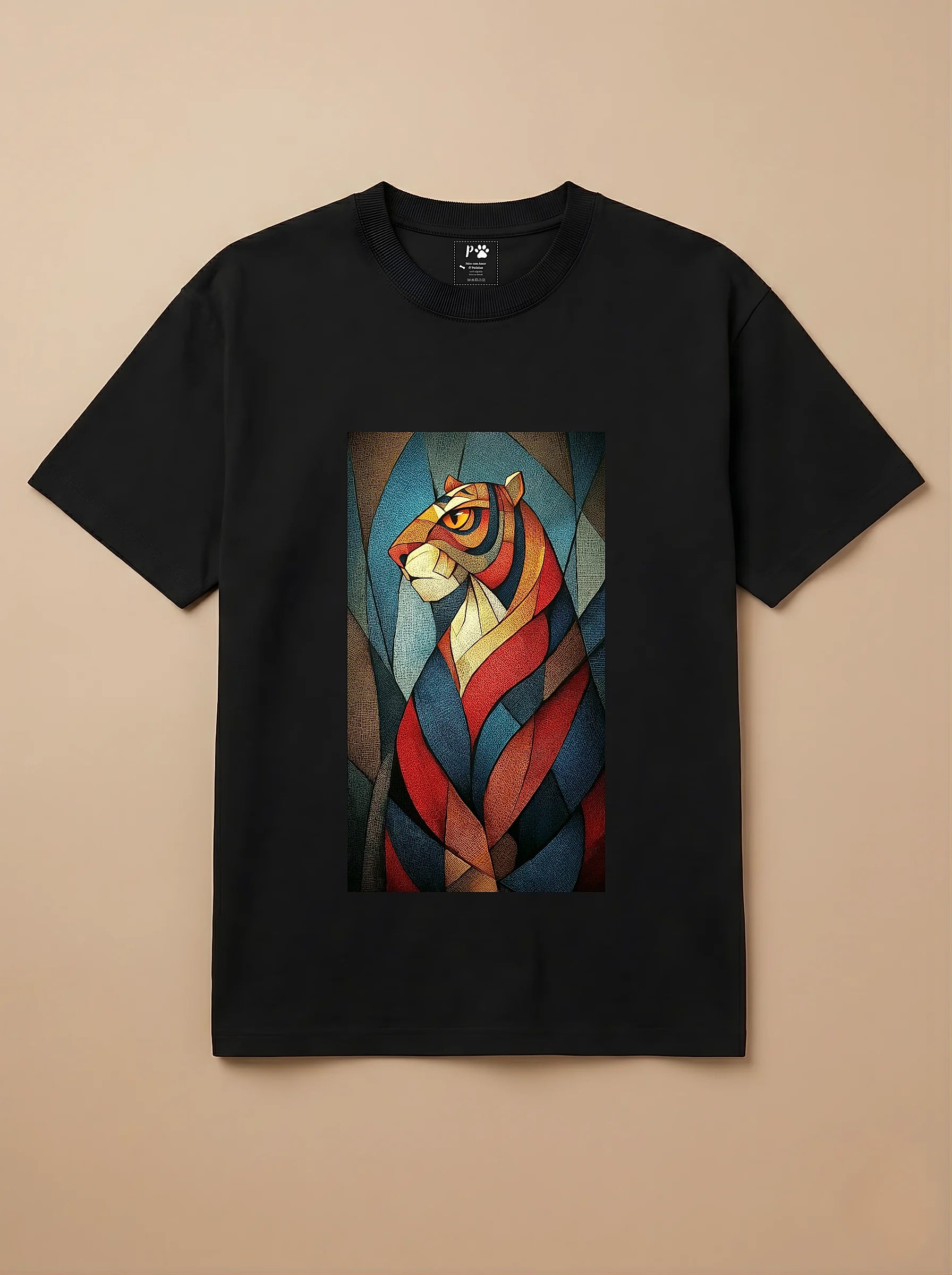 Camisa Cubismo - Tigre