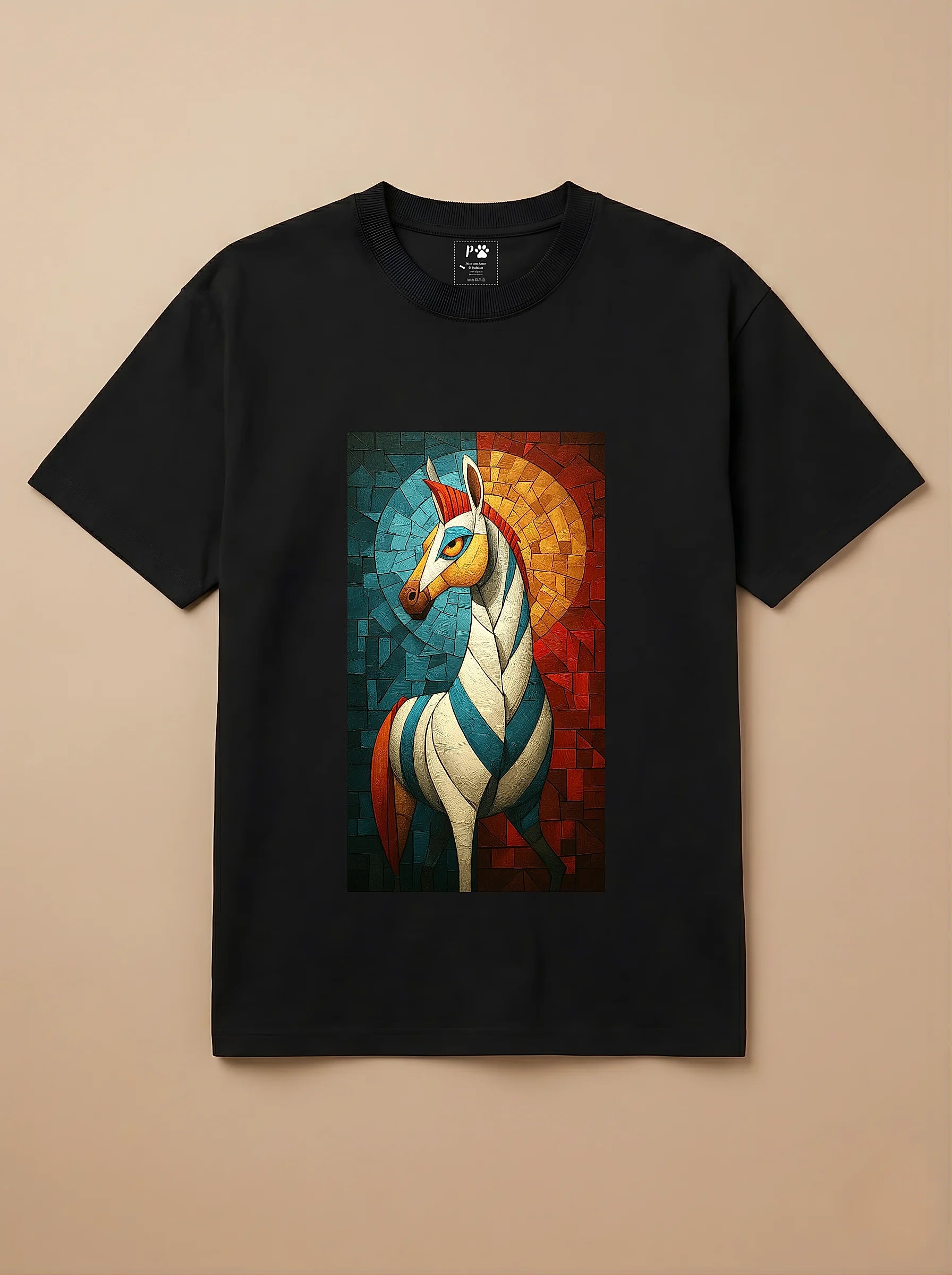 Camisa Cubismo - Zebra