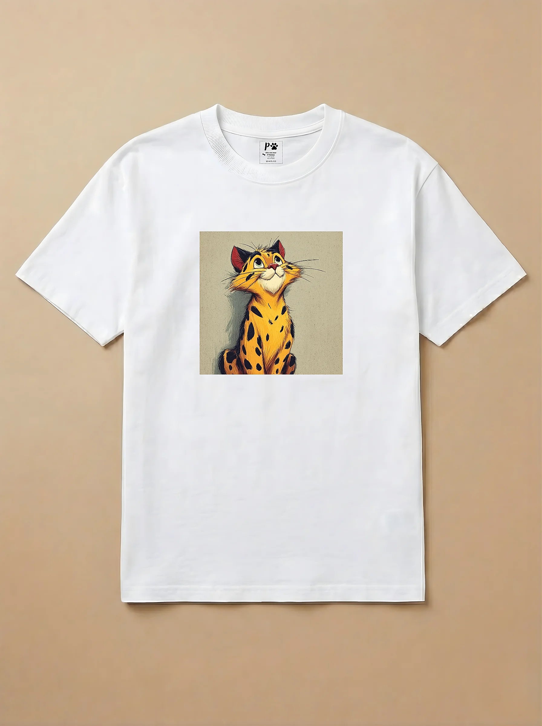 Camisa Desenho Clássico - Gato de Bengala