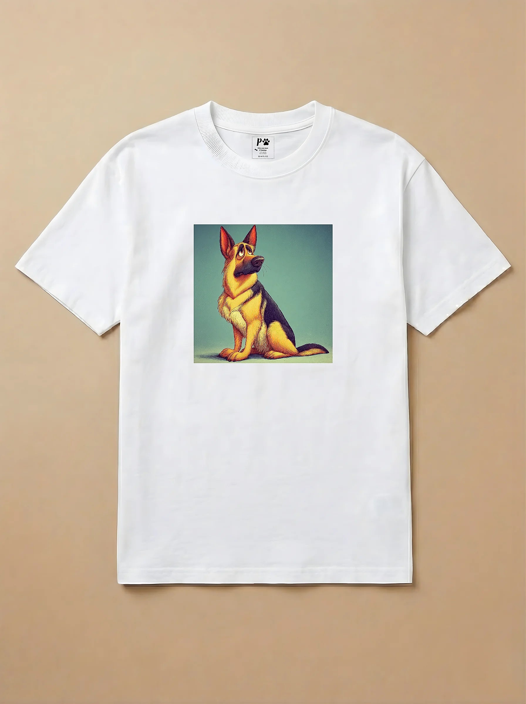 Camisa Desenho Clássico - Pastor Alemão
